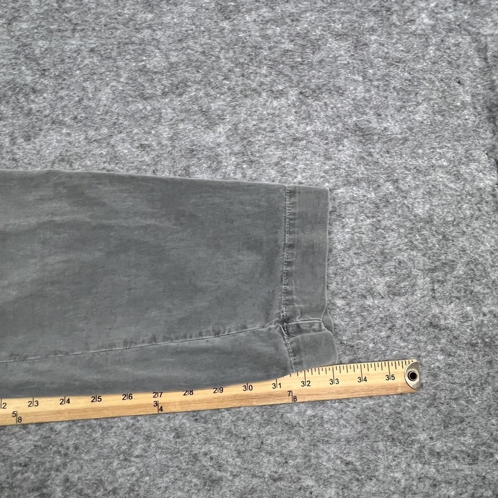 James Perse Pants Mens 32x33 Gray Green Cargo Relaxed Fit Cotton Canvas Standard - Picture 16 of 16